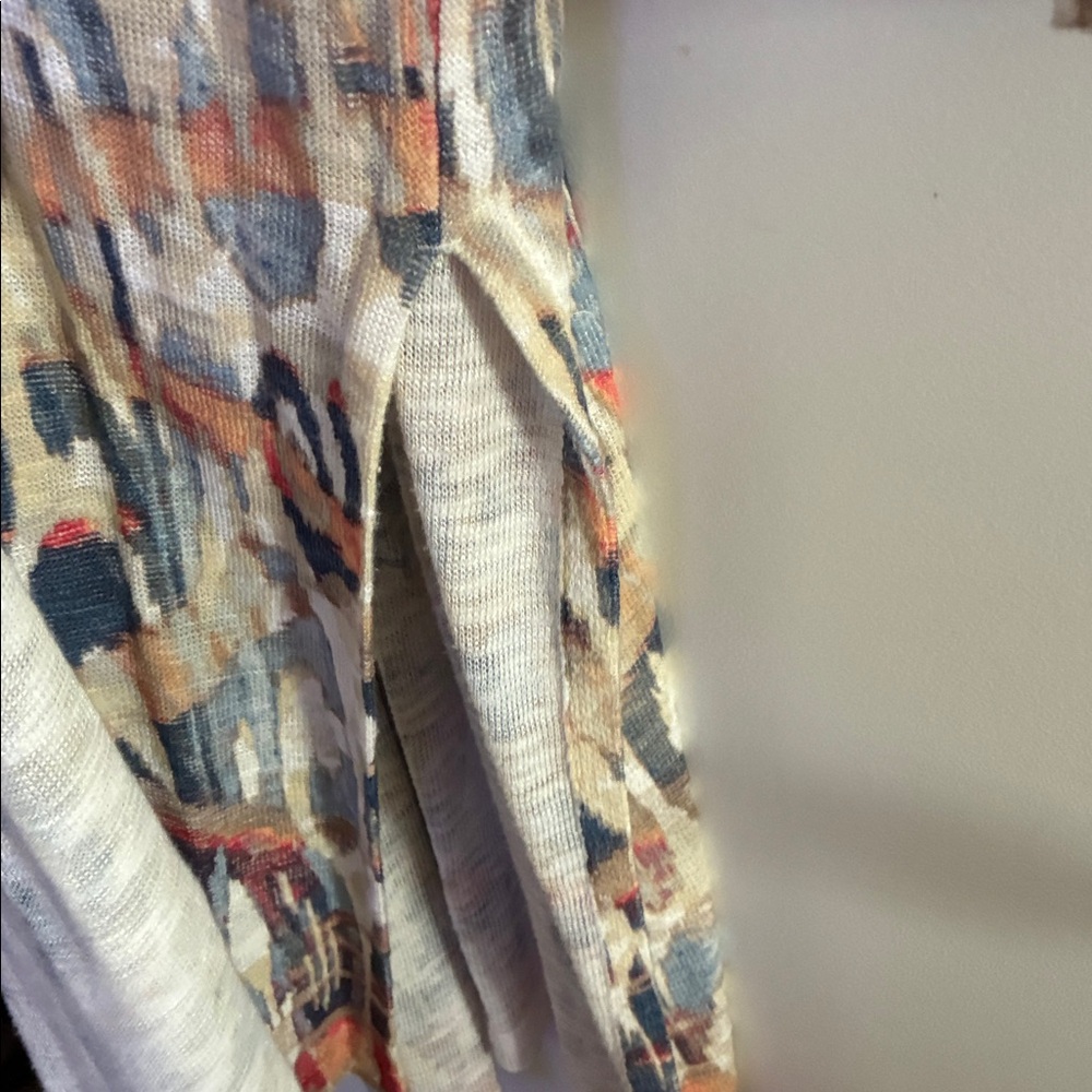 Chico's Abstract Patterned Cardigan Duster - Picture 6 of 6
